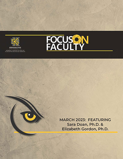 Kennesaw State University "Focus on Faculty" cover