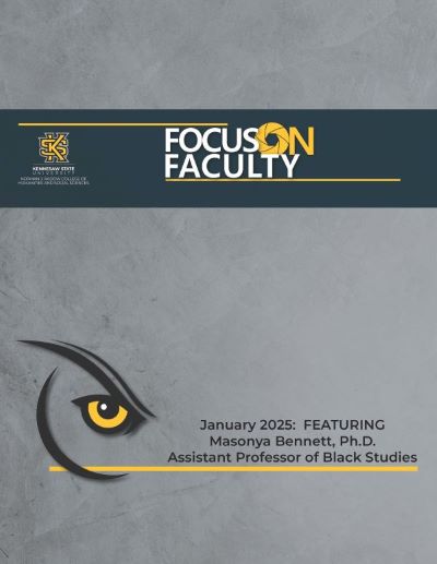 Kennesaw State University "Focus on Faculty" cover