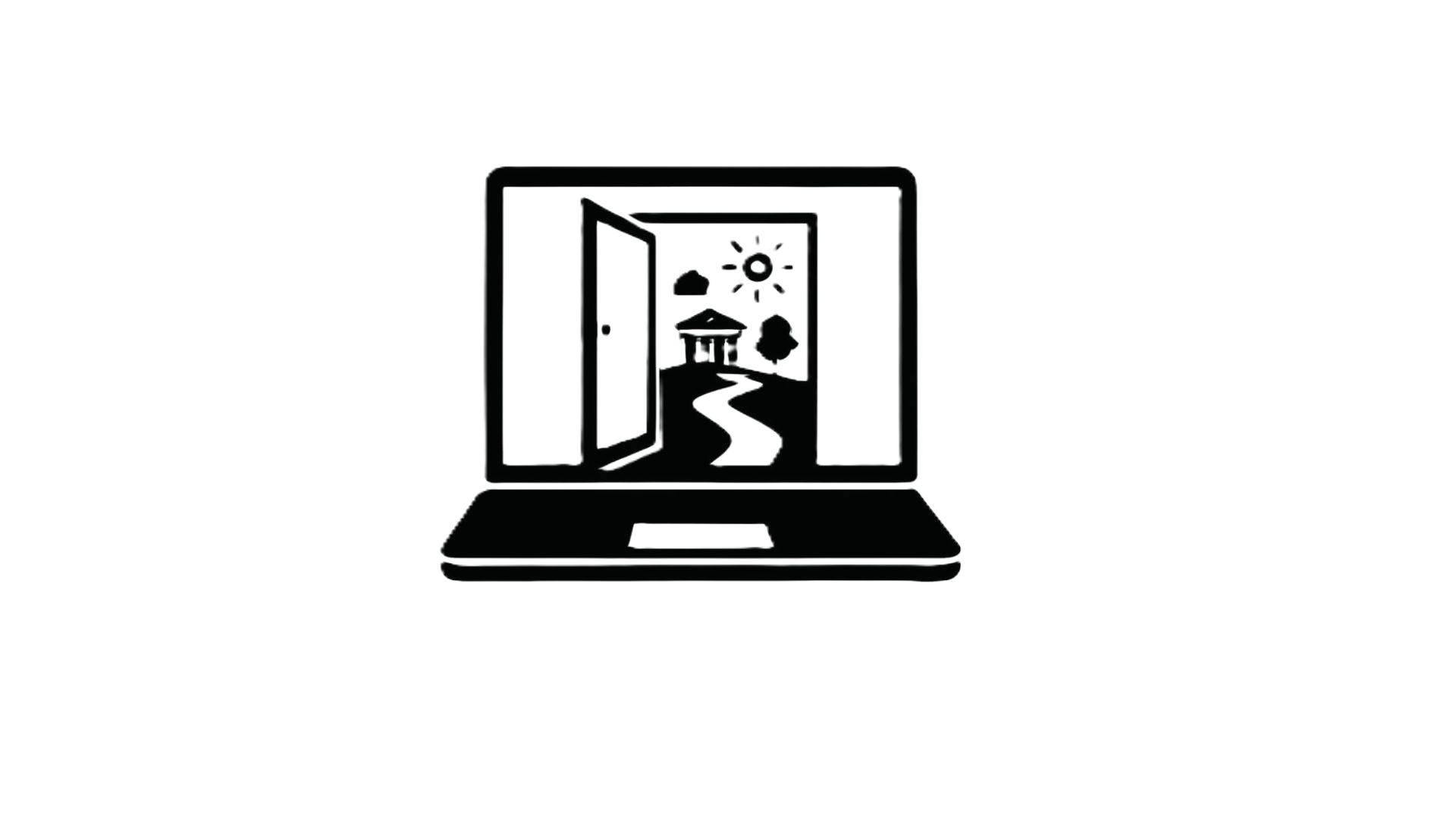 image on laptop