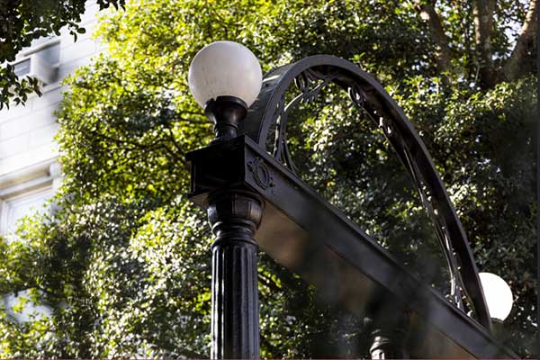gate on UGA campus