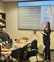 Emili Roman, Director of Cherokee Probation Services, Speaks to Kennesaw State Criminal Justice Students