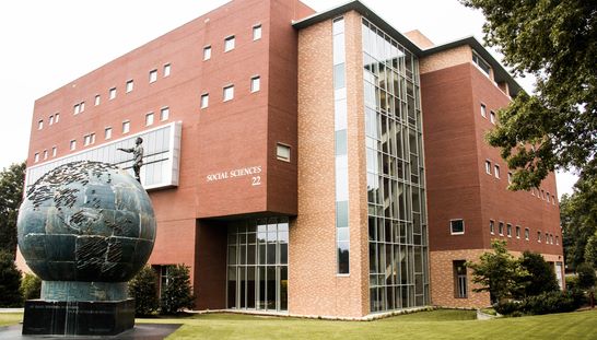 KSU's Norman J Radow College of Humanities and Social Sciences building. and 