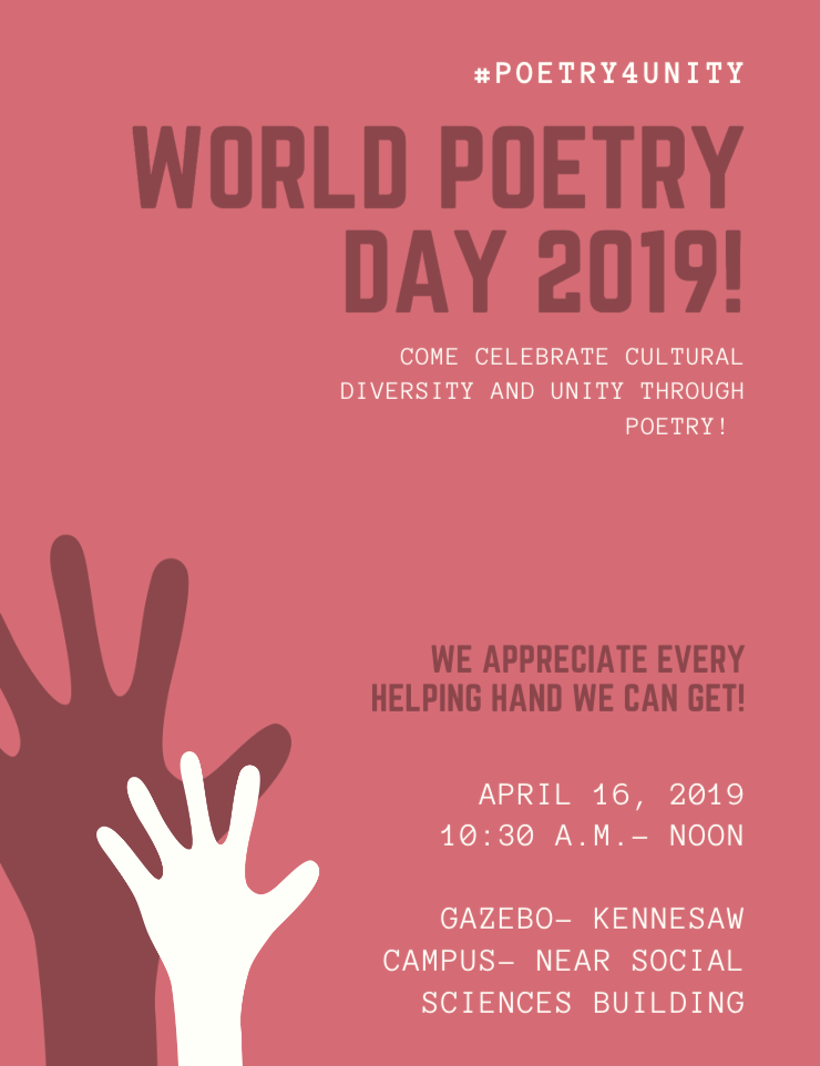 Poster of World Poetry Day 2019