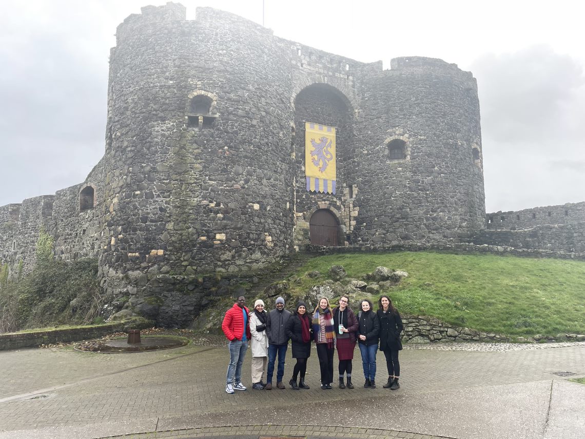 mscm students during the study abroad trip in ireland