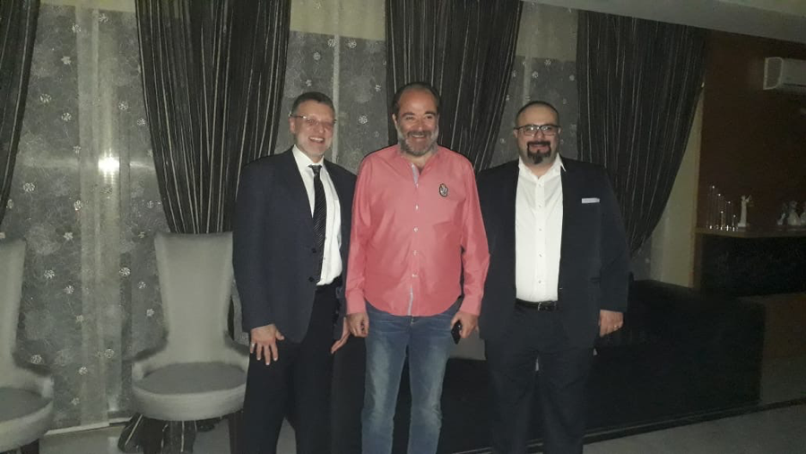 Professor Volker Franke and Isaac Andakian