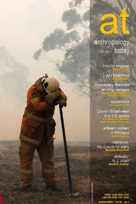 Anthroplogy Today Volume 36, issue 4