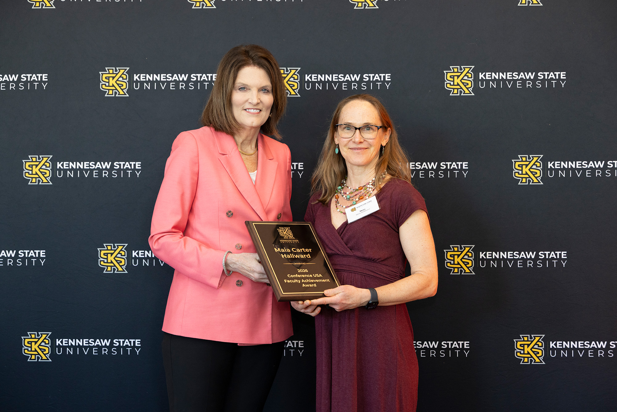Dr. Maia Hallward with Kat Schwaig