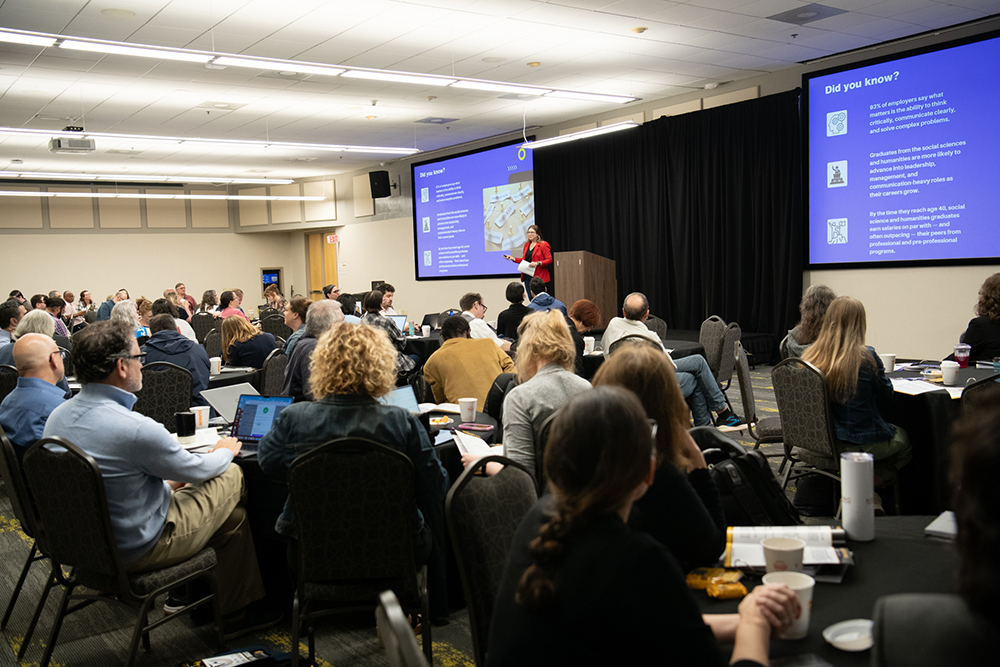 image of faculty in a room 