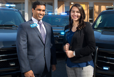 Emily Apodaca and Anderson John