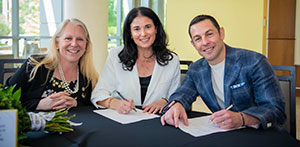 Three teachers at Radow College