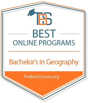 Best Online Bachelor's in Geography badge from TheBestSchools.org.