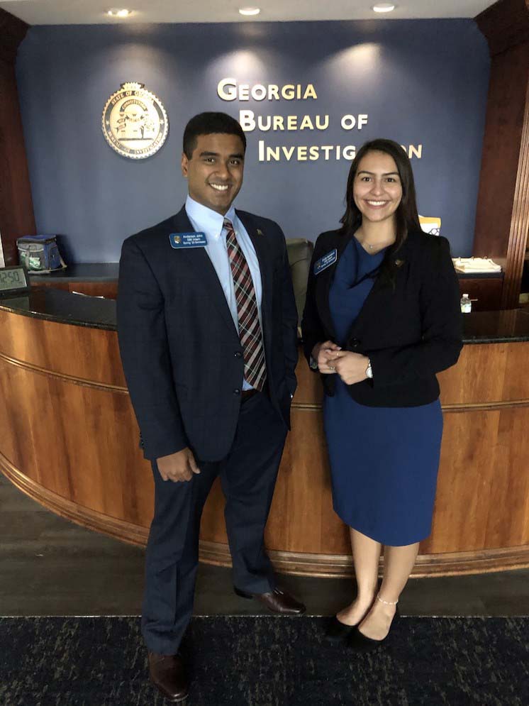 Anderson John and Emily Apodaca.