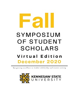 Fall 2020 Virtual Symposium of Student Scholars at Kennesaw State University.