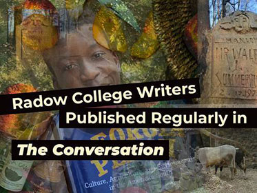 radow college writers published regularly in the conversation