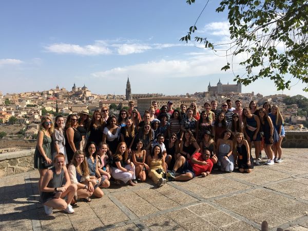 European Council Madrid study abroad participants in Toledo, Spain