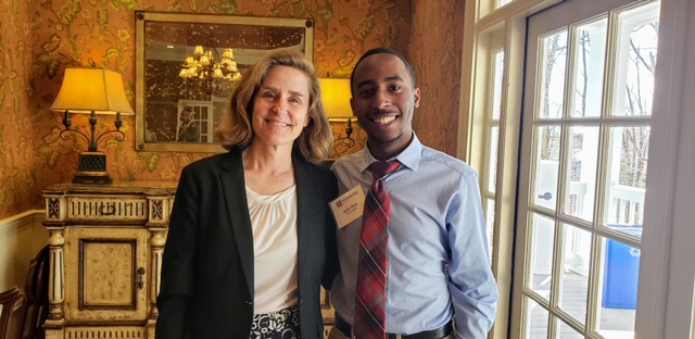 Artis Trice and KSU's former president, Pamela Whitten
