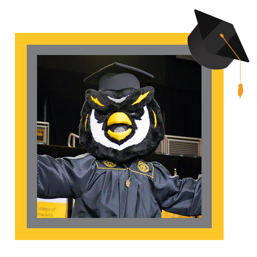 Scrappy Owl Graduate