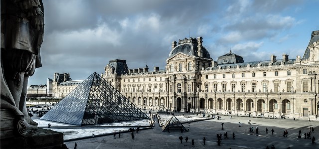 The Louvre Museum in Paris, France