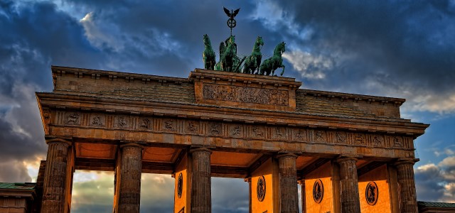 The Brandenburg Gate in Berlin, Germany