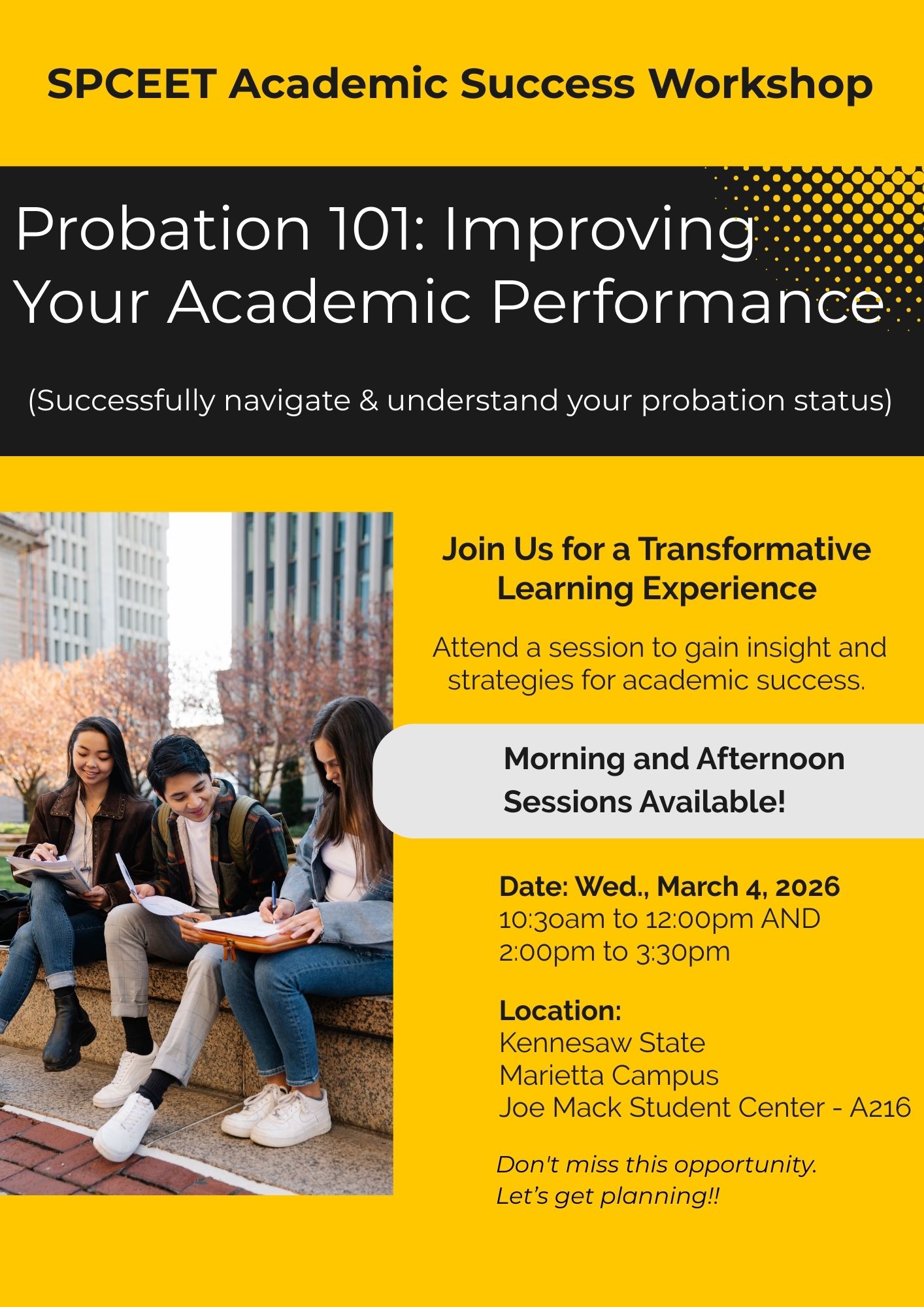 Probation 101 Event Flyer