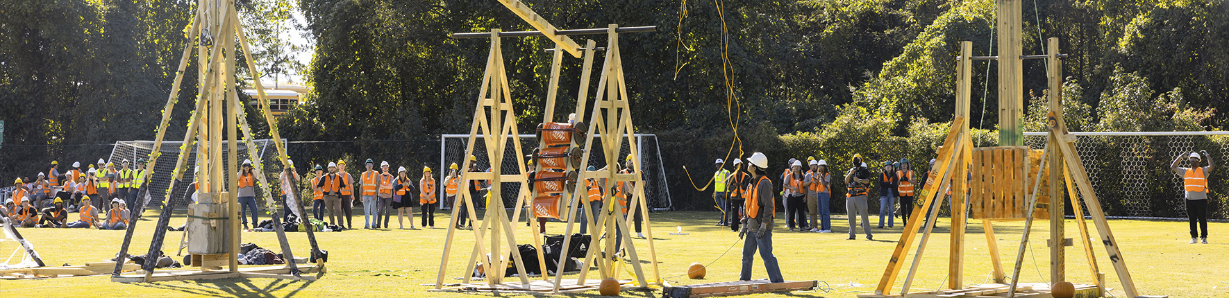 KSU students at the pumpkin launch
