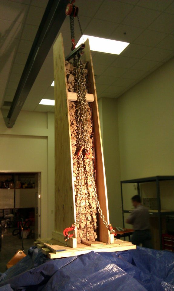 full scale wall section