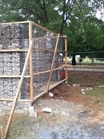 More rubble brought to site (to fill final wall