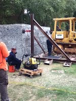 Initial tests on static loading were conducted