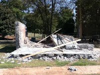 Rubble house demolition