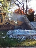Rubble removed from premises