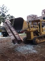 Rubble removed from premises