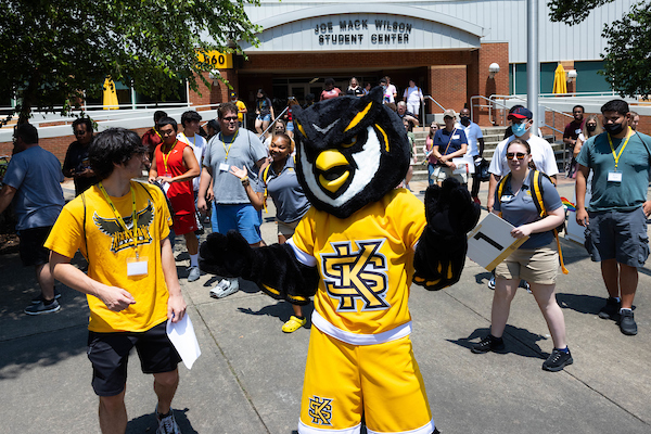 scrappy at welcome week