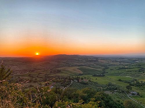 Sunset in Montepulciano / Sunset in Montepulciano