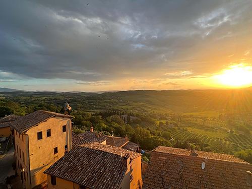 Sunset in Montepulciano /  Sunset in Montepulciano
