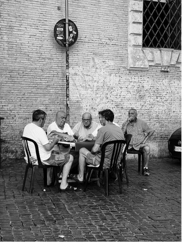Category: People - Second Place  / Category: People - Second Place "Poker in Trastevere" Zoe Carnes Italy 