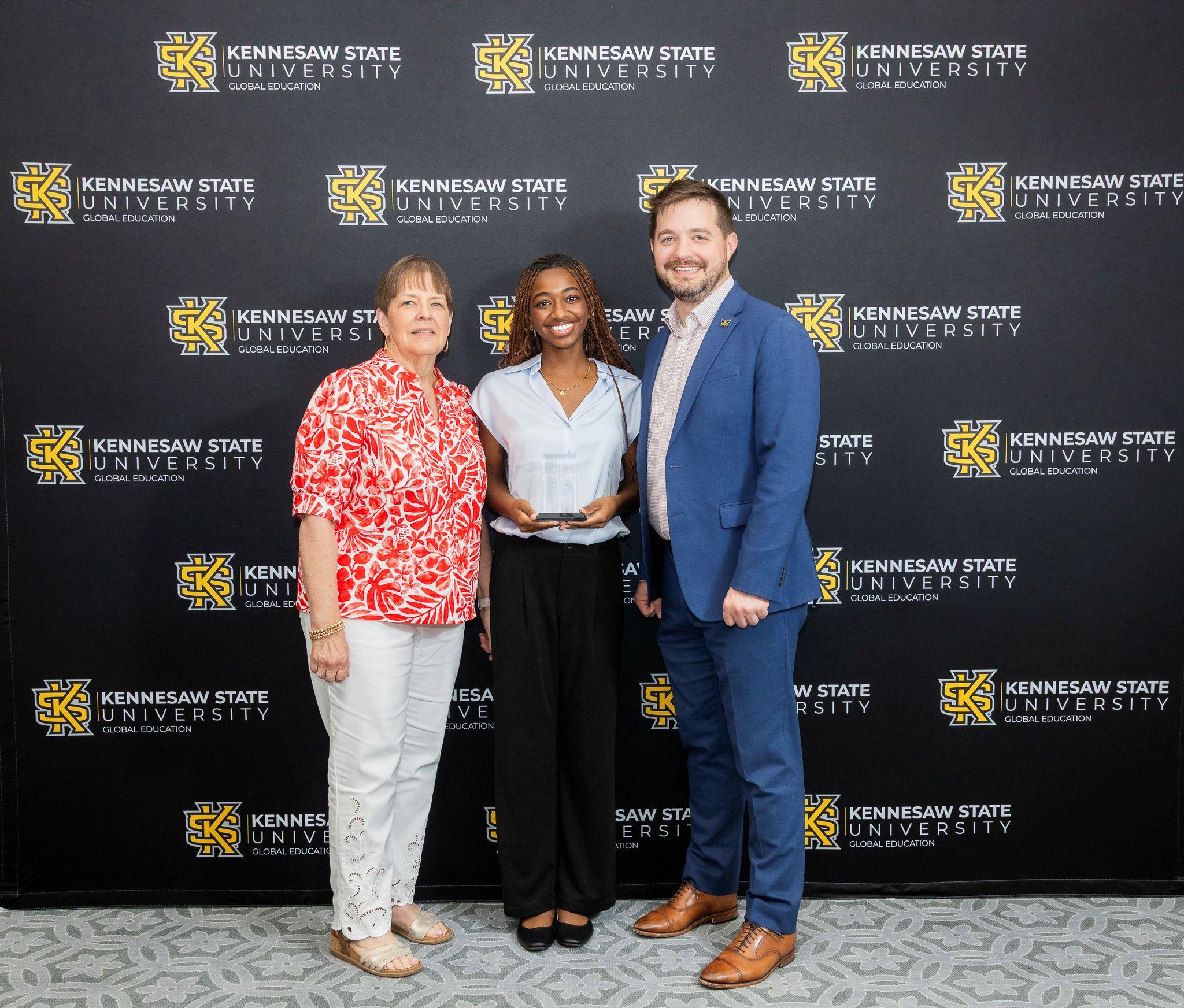 International Achievement Awards and Scholarship Ceremony 2026 / Student award winner with their donors.