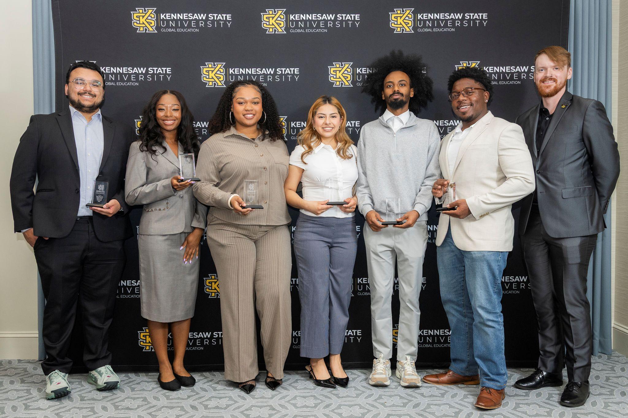 International Achievement Awards and Scholarship Ceremony 2026 / Student award winners with their donor.