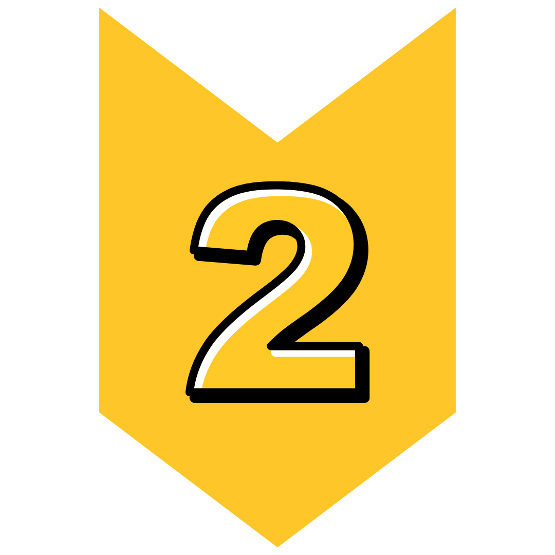 number 2 arrow