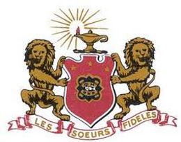Phi Mu crest.