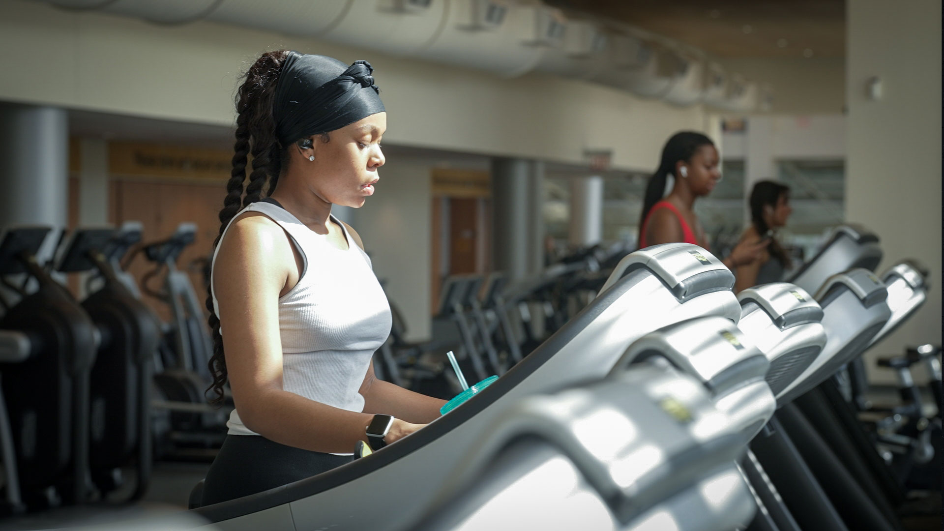 Student on Treadmill