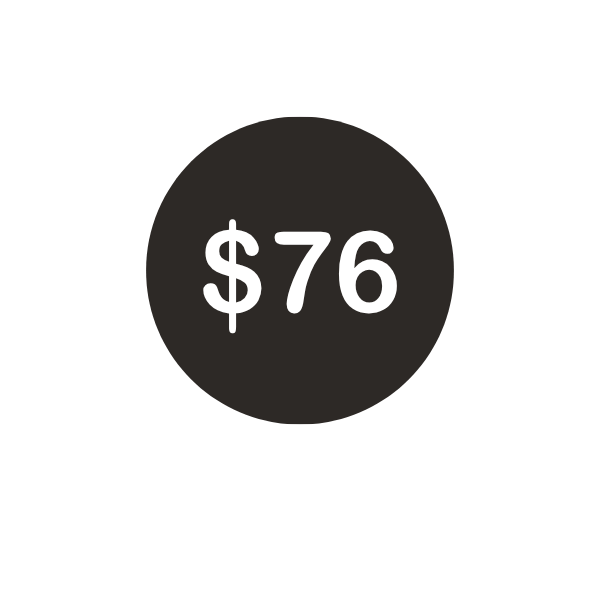 sports recreation and parks fee is $76