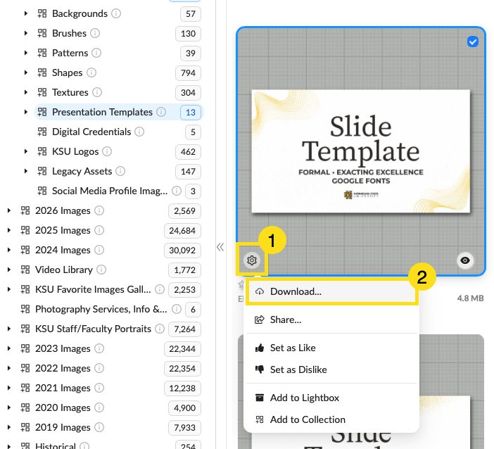 Screenshot depicting corresponding steps