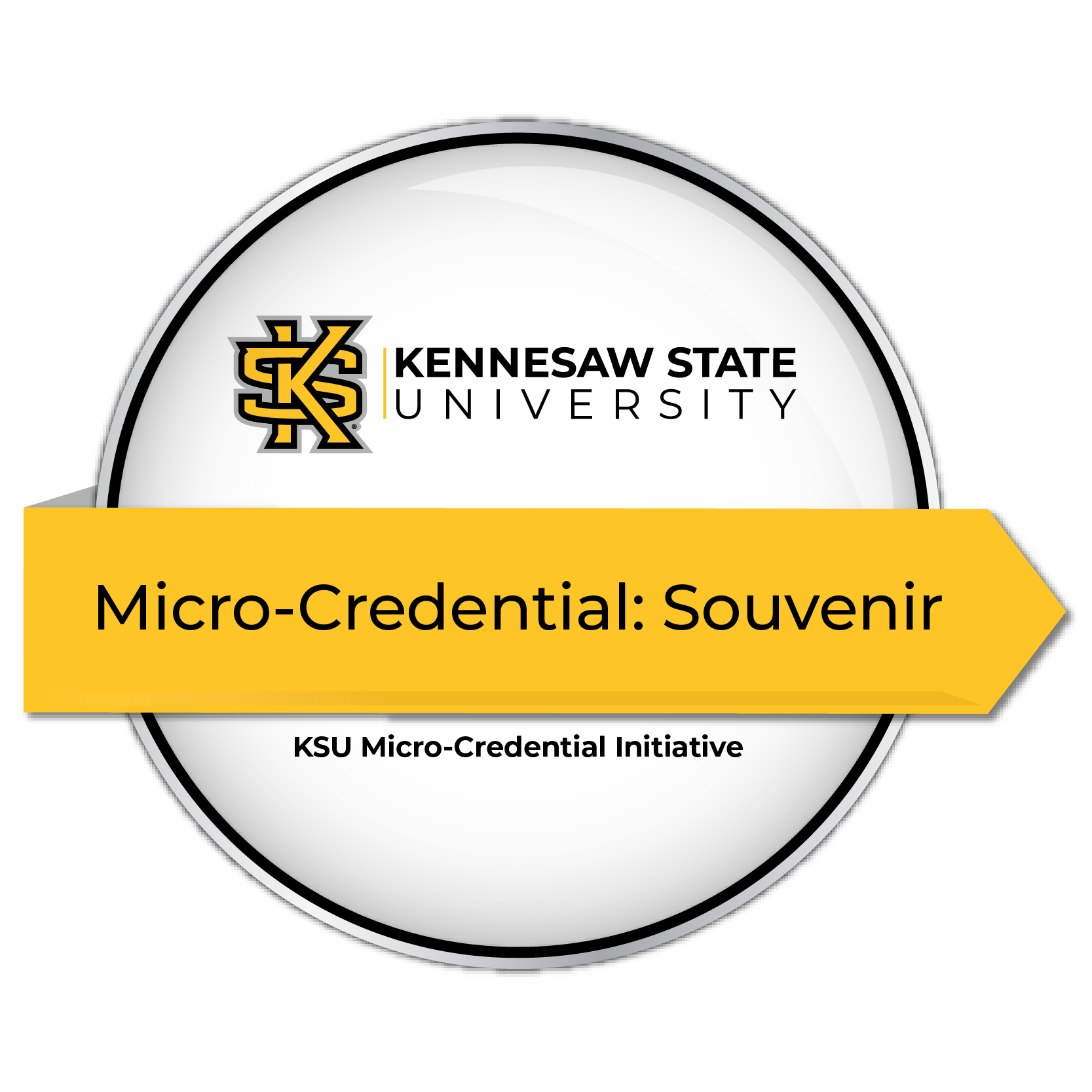 An example of a Micro-credentialing souvenir badge