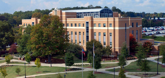 ksu burruss building on campus.