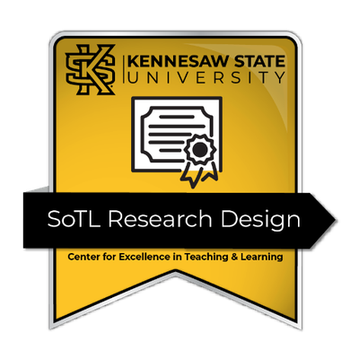 sotl research design badge