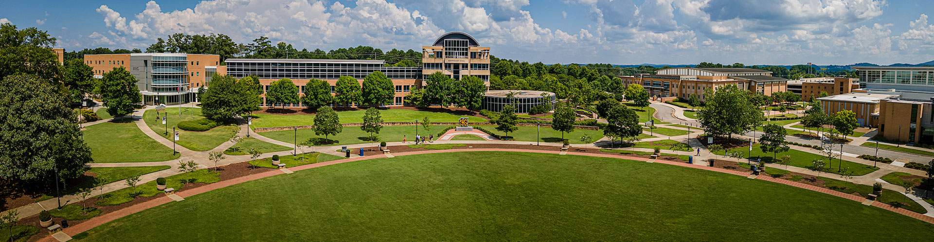 exterior of ksu's main campus building during the daytime