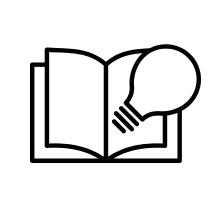 book with lightbulb icon