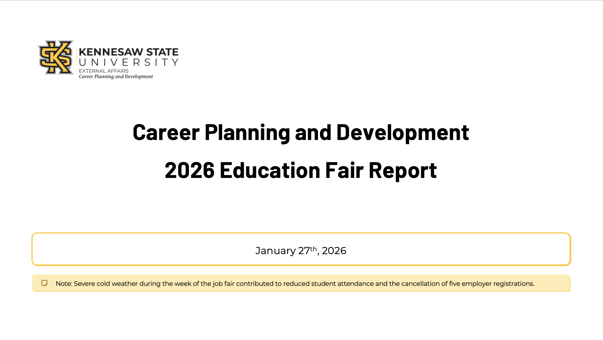 Spring 2026 Education Fair