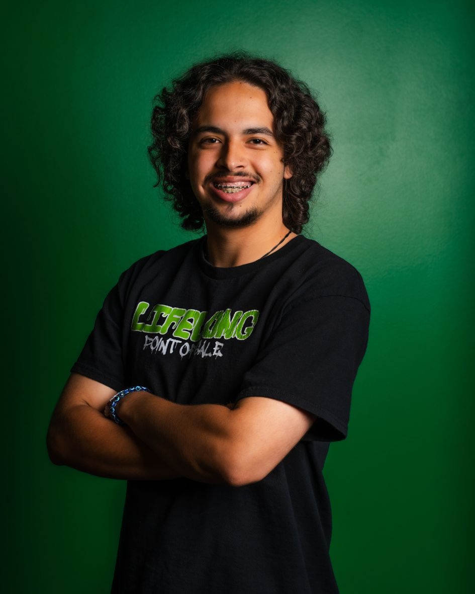 Christopher Crosby poses for his company headshot.