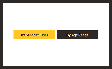 Screenshot of dashboard gold and black navigation buttons